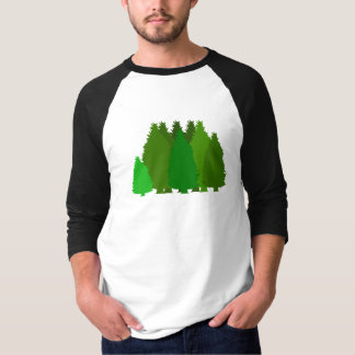 T-shirt Arbres de temps d'amusement