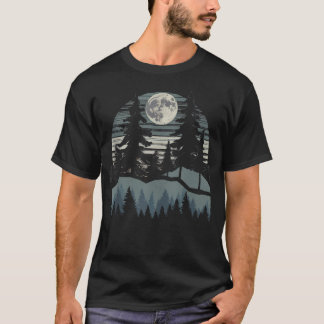 T-shirt Arbres Faune Nature Ancienne Forêt Bois