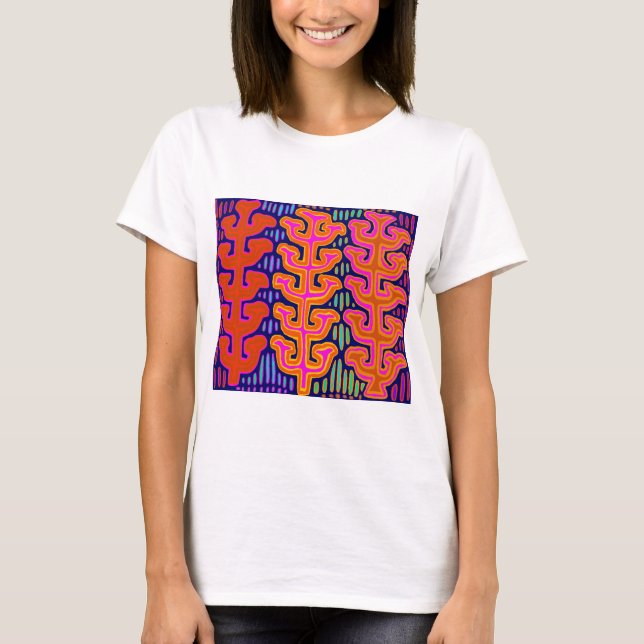 T-shirt Arbres indiens Kuna (Devant)