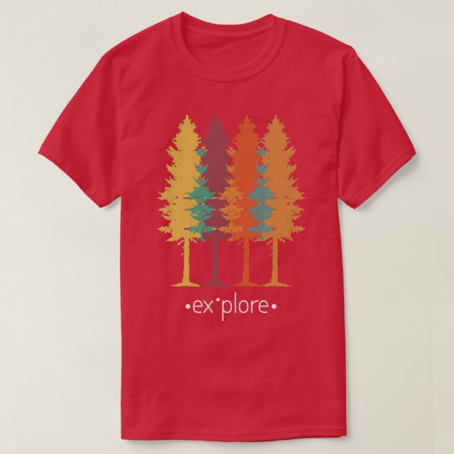 T-shirt arbres naturels (Design devant)