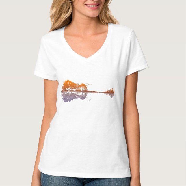 T-shirt arbres paisibles (Devant)