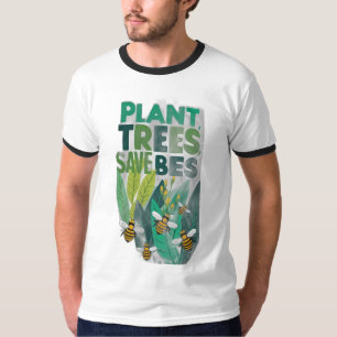 T-shirt Arbres plantes, Sauvez les abeilles