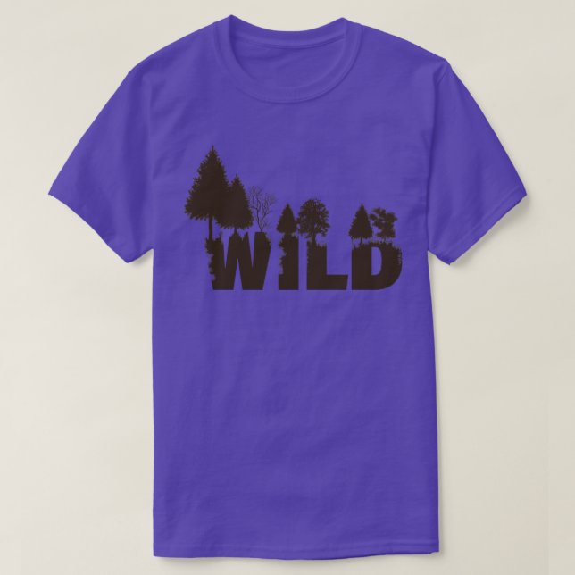 T-shirt Arbres sauvages (Design devant)