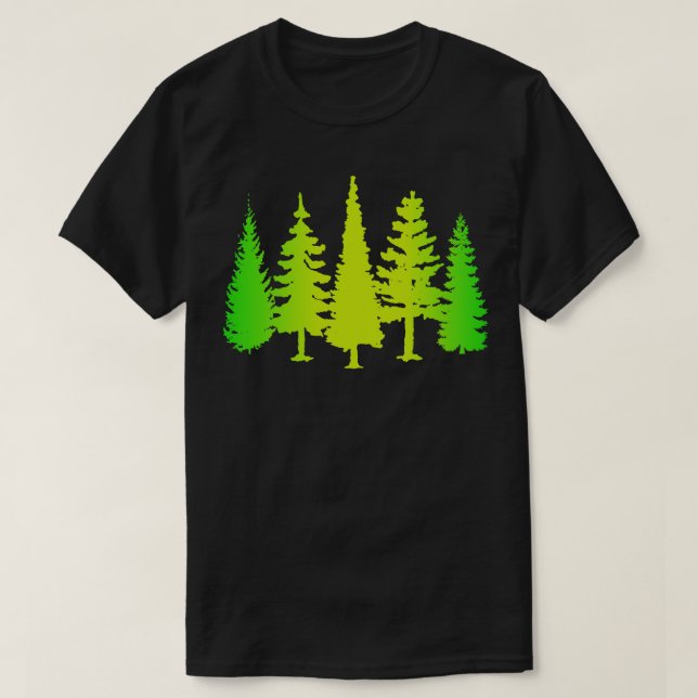 T-shirt Arbres verts (Design devant)