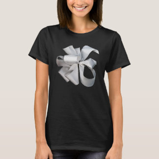 T-shirt Arc à ruban blanc