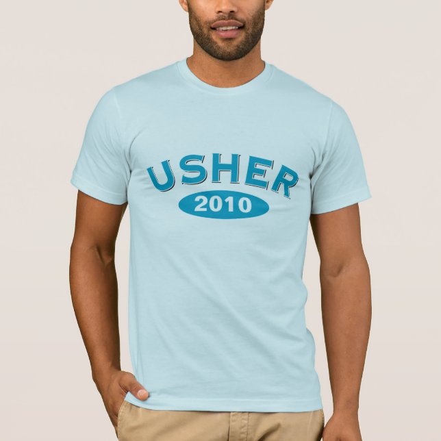 T-shirt Arc bleu Usher 2010 (Devant)