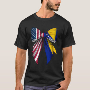 T-shirt Arc Coquette Bosnie-Herzégovine Fierté des Bosniaq