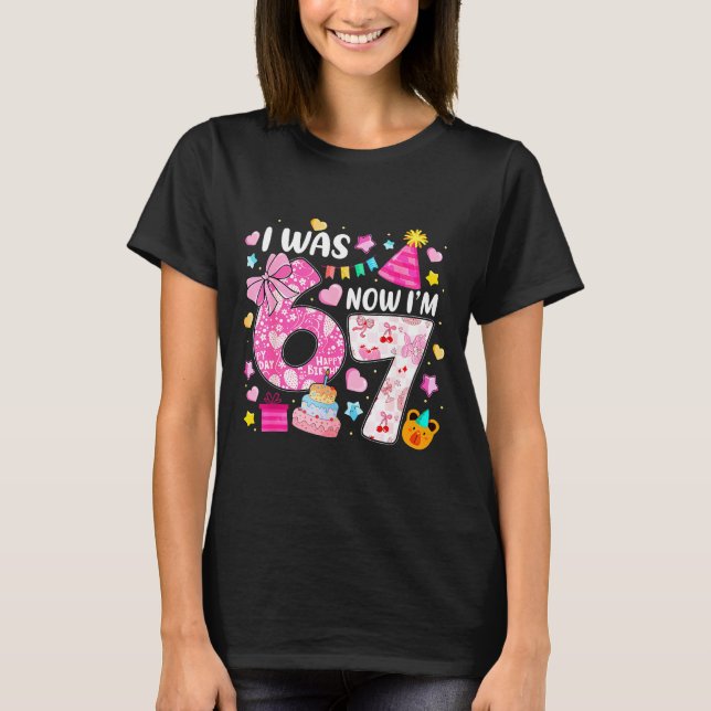 T-shirt Arc Coquette Prépa J'avais 6 ans Maintenant j'ai 7 (Devant)