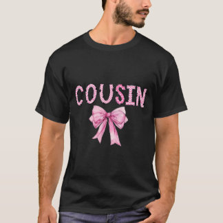 T-shirt Arc Cousine Anniversaire Fille Assortie Coquette n