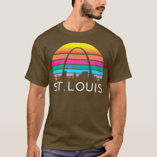 T-shirt Arc de la passerelle St Louis Missouri Rétro Missi