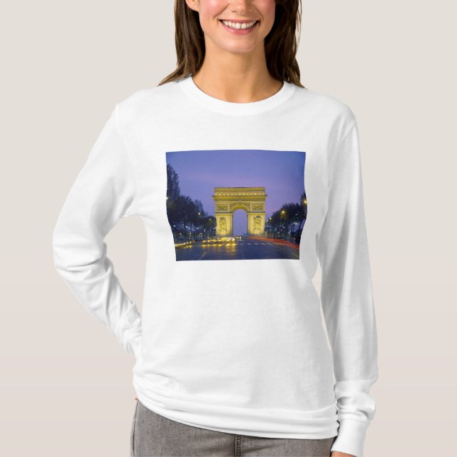 T-shirt Arc de Triomphe, Paris, France, (Devant)