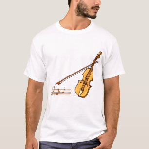 T-shirt Arc de violon et personnel de musique dans le