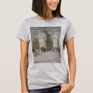 T-shirt Arc de Washington, Printemps par Frederick Childe 