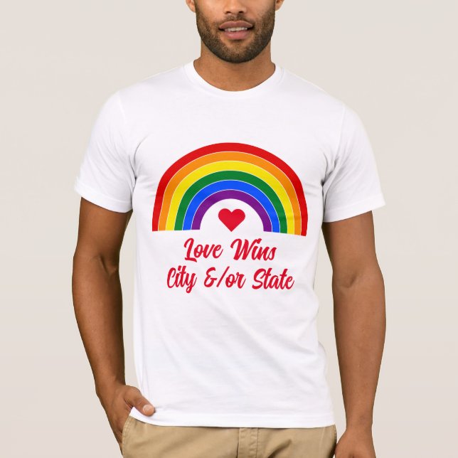 T-shirt Arc en arc-en-ciel (Devant)