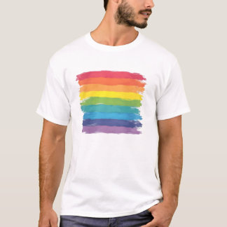 T-shirt Arc en arc-en-ciel déchiqueté