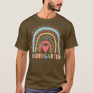T-shirt Arc en arc-en-ciel Enseignant Premier jour de l'éc