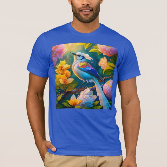 T-shirt Arc en arc-en-ciel Jay Imaginaire Bird (Devant)