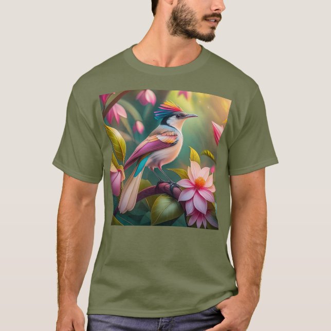 T-shirt Arc en arc-en-ciel Jay Imaginaire Bird (Devant)