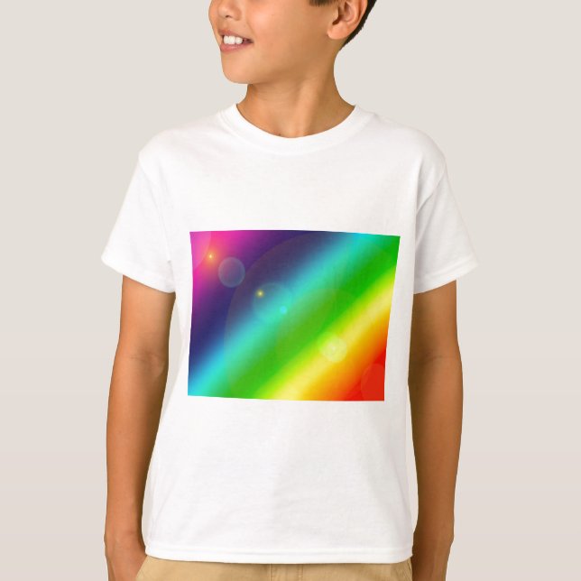T-shirt arc en ciel (Devant)