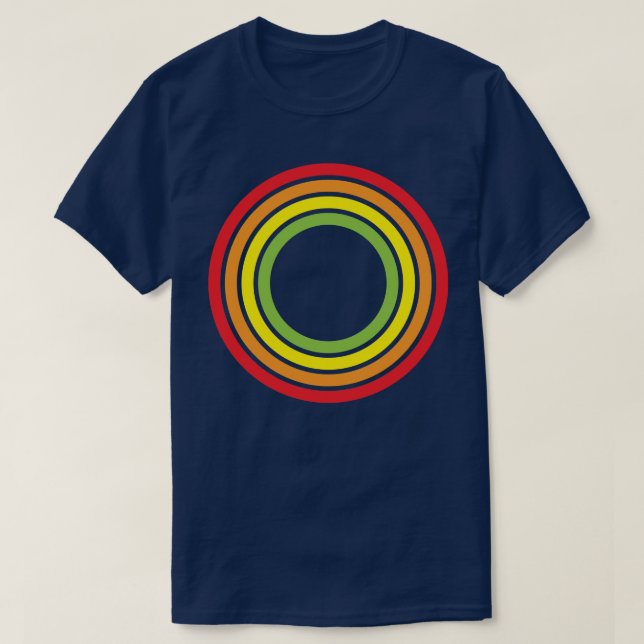 T-shirt arc-en-ciel (Design devant)