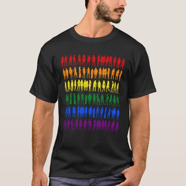 T-shirt Arc-en-ciel (Devant)