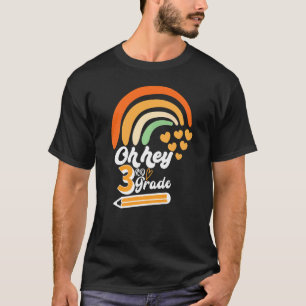 T-shirt Arc-en-ciel 1er Jour Des Filles De L'École Oh Hey 