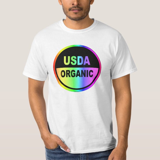T-SHIRT ARC-EN-CIEL #7 DE L'USDA (Devant)