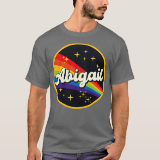 T-shirt Arc-en-ciel Abigail dans l'espace Style Vintage