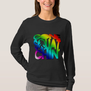T-shirt Arc-en-ciel allé de Squatchin