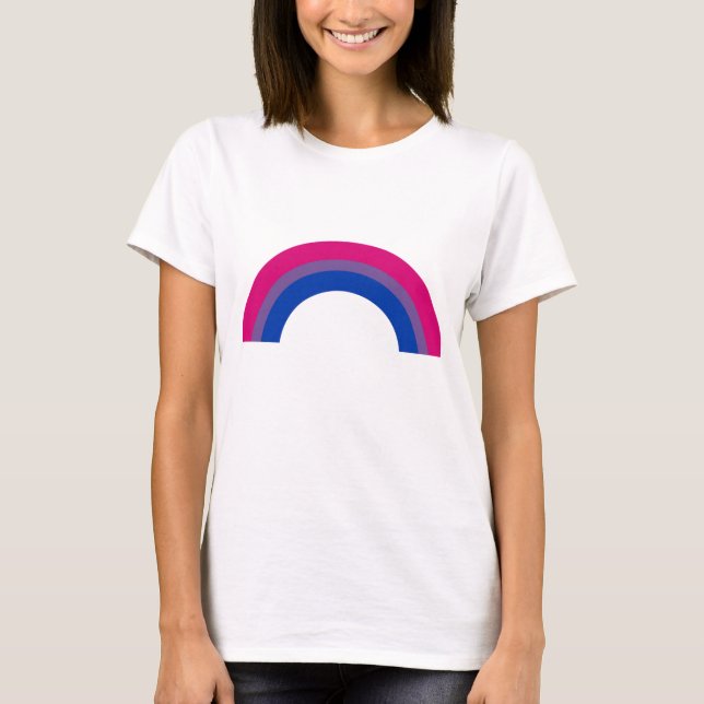 T-shirt Arc-en-ciel bisexuel (Devant)