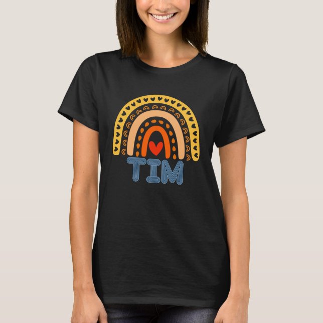 T-shirt Arc-en-ciel Boho Tim (Devant)