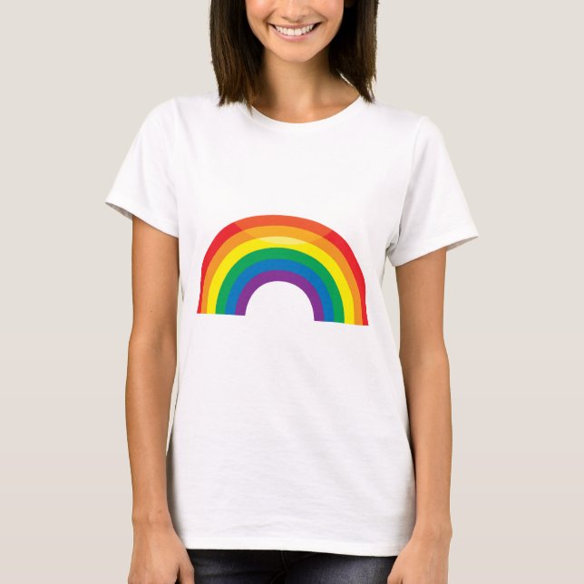 T-shirt Arc-en-ciel classique (Devant)