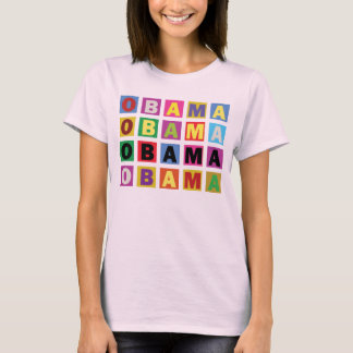 T-shirt Arc-en-ciel coloré Barack Obama