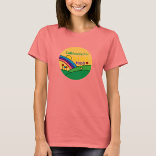 T-shirt Arc-en-ciel de Barack Obama la Californie
