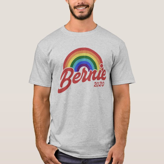 T-shirt Arc-en-ciel de Bernie (Devant)
