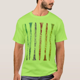 T-shirt Arc-en-ciel de clarinette
