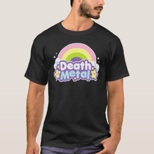 T-shirt Arc-en-ciel de Death Metal Halloween Licorne Conce