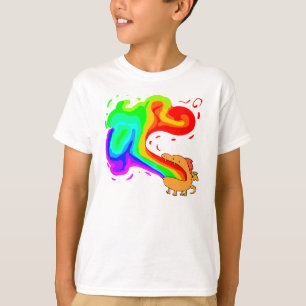 T-shirt arc-en-ciel de dragon