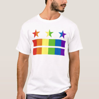 T-shirt Arc-en-ciel de drapeau de C.C
