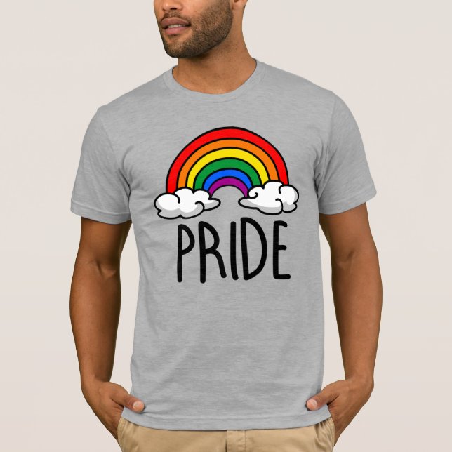 T-SHIRT ARC-EN-CIEL DE FIERTE (Devant)