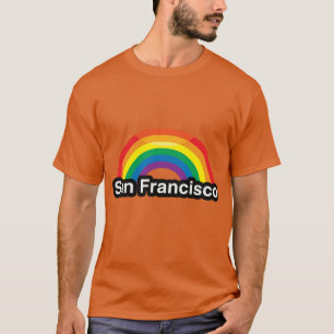 T-SHIRT ARC-EN-CIEL DE FIERTÉ DE SAN FRANCISCO LGBT - .PNG