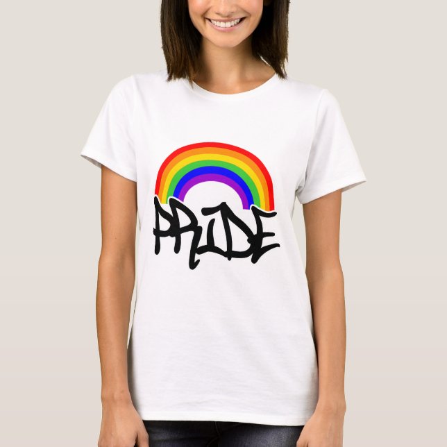 T-shirt Arc-en-ciel de gay pride (Devant)