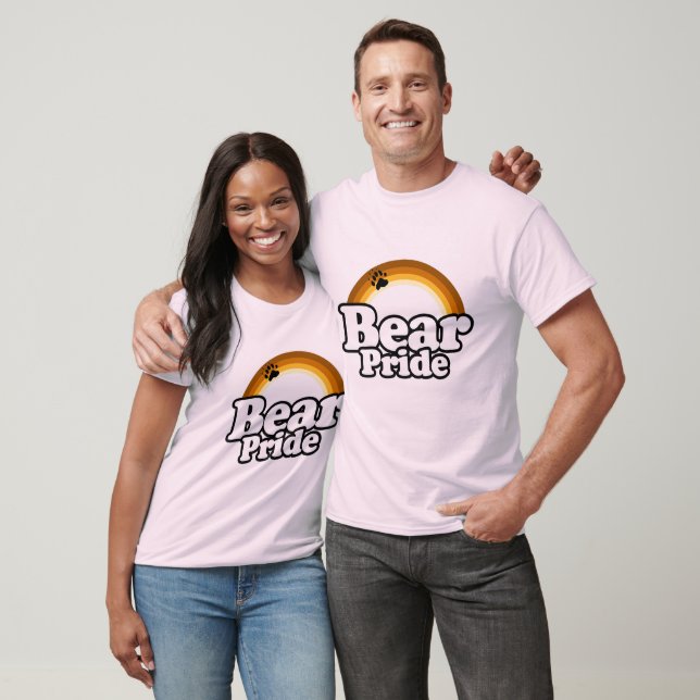 T-shirt Arc-en-ciel de la fierté de l'ours (Unisexe)