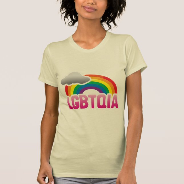 T-SHIRT ARC-EN-CIEL DE LGBTQIA (Devant)