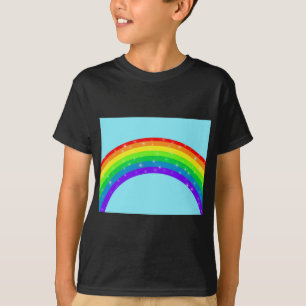 T-shirt Arc-en-ciel de scintillement
