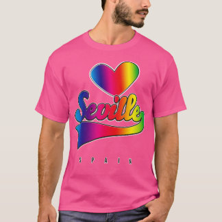 T-shirt Arc en ciel de Séville Espagne