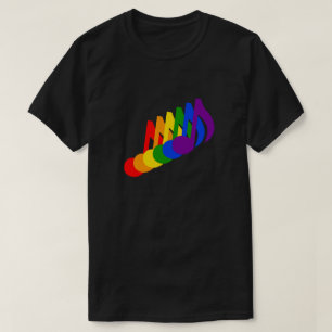 T-shirt Arc-en-ciel des notes musicales