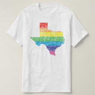 T-shirt arc-en-ciel du Texas