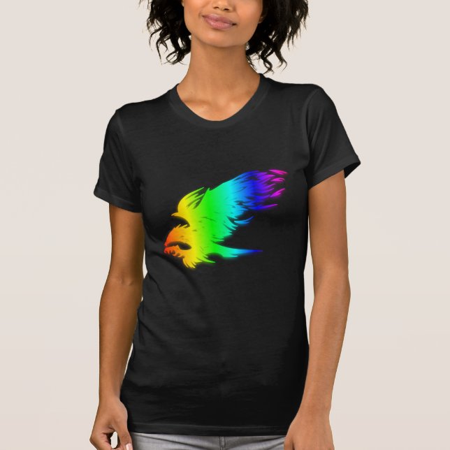 T-shirt Arc-en-ciel Eagle 3 (Devant)