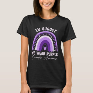 T-shirt Arc-En-Ciel En Août Nous Portons Des Adjudicateurs